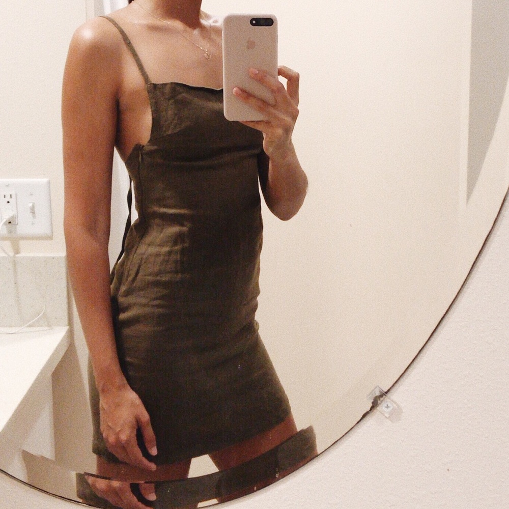 Yoli & Otis dress/Olive green/size Xs-S